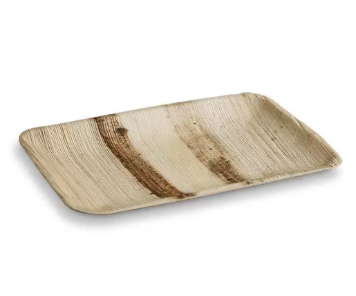 Palm Leaf Rectangle Plate- 24cm x 15cm