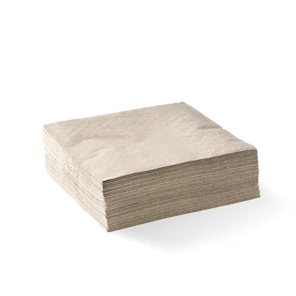 Napkin Cocktail 2 Ply - Brown