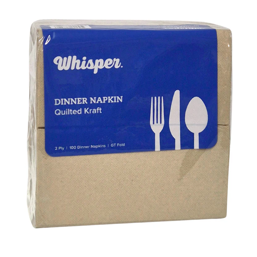 Napkin Dinner GT Fold Whisper - Brown