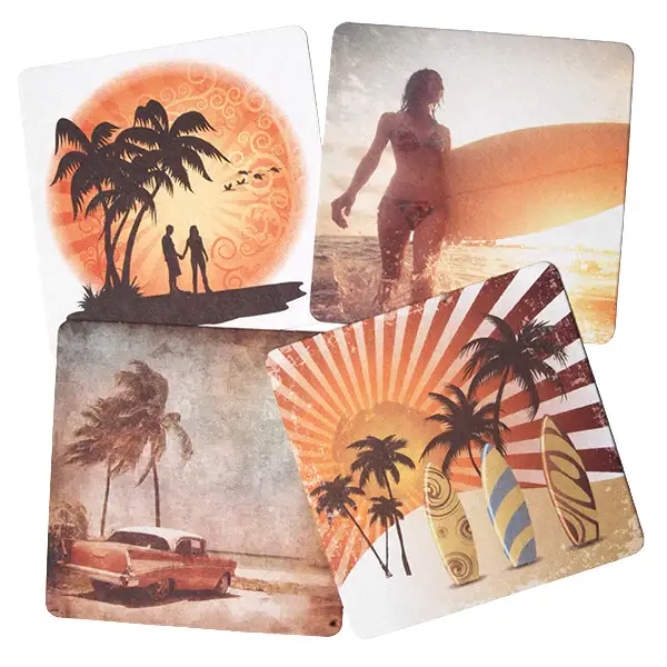 Drink Coaster Beach Print