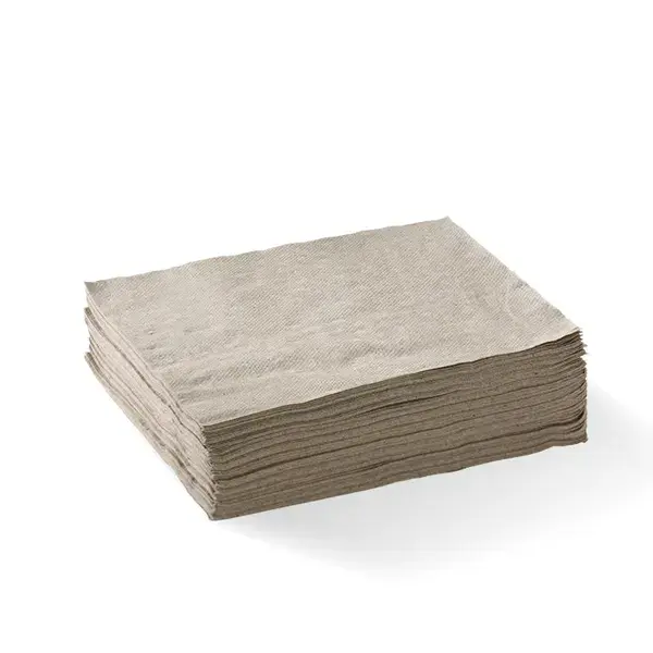 1/4 Fold Lunch Natural Napkin 1Ply