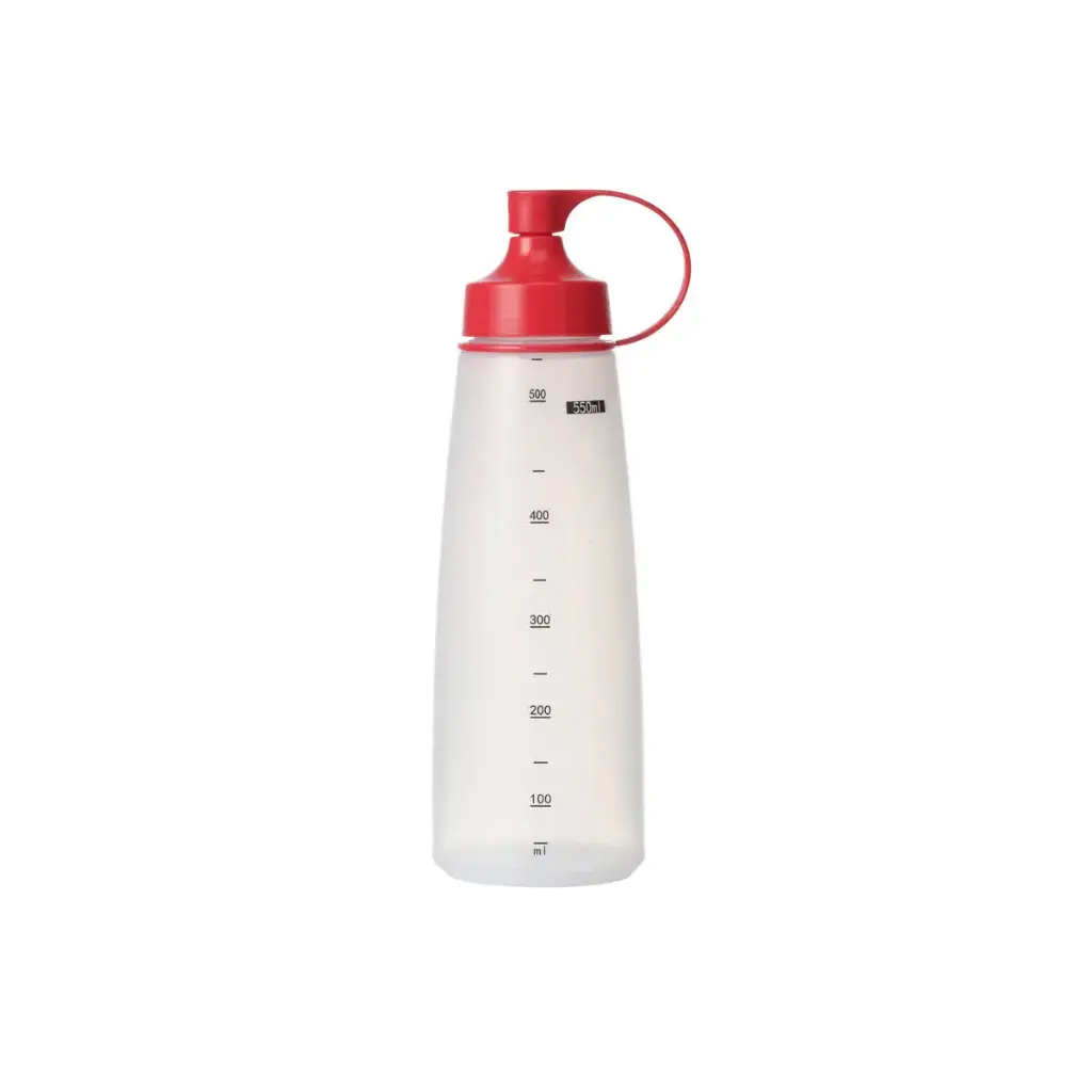 Soft Squeeze Bottle with Red Cap