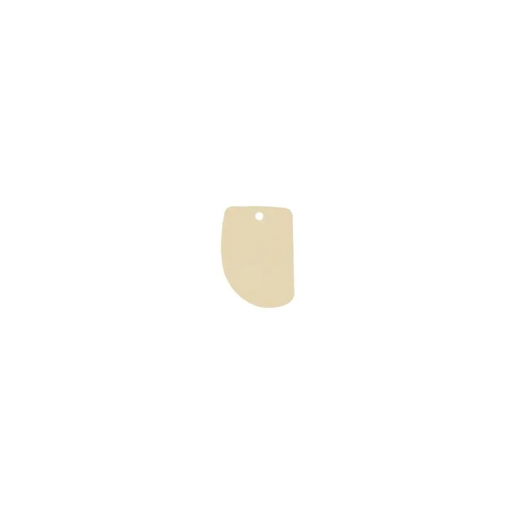Plastic Dough Scraper Quarter Circle