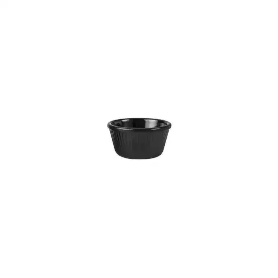 Black Ryner Fluted Ramekin 120ml