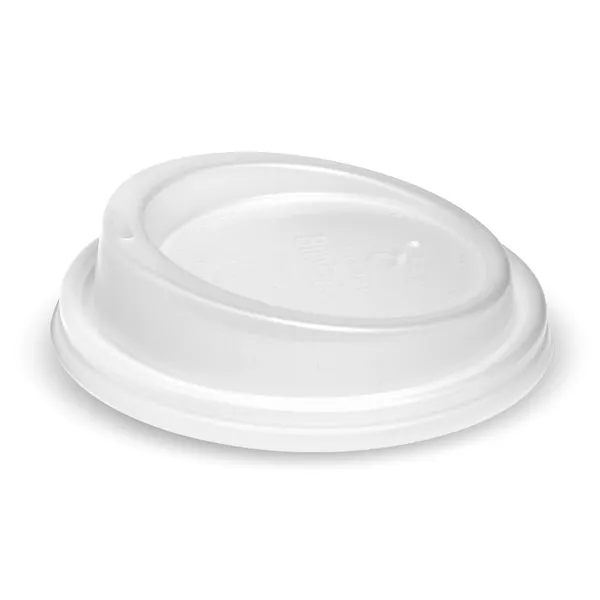 90mm Large White PS Sipper BioCup Lid