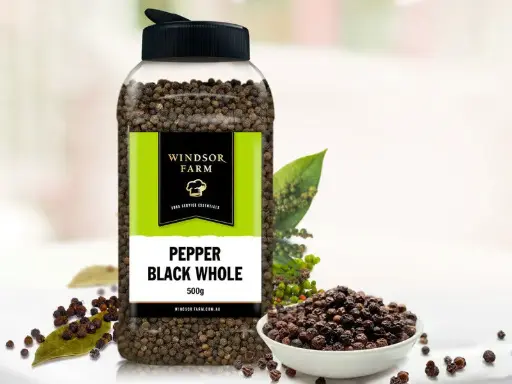 [A-JARPEPWH] Pepper Black Whole 500g Jar