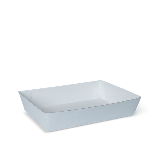 [I-TRAYXLWDET] White Endura Food Tray #5 
