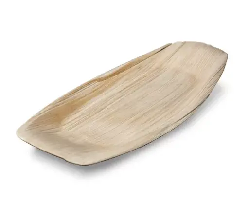 [B-PLEAFRECTRAY3325] Palm Leaf Rectangle Platter - 16" x 18
