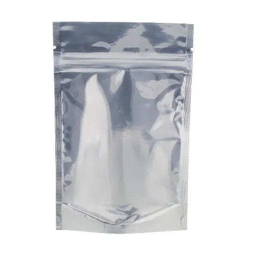 [C-SUPSF120200] Stand Up Pouch Clear/Silver Foil 12cm x 20cm