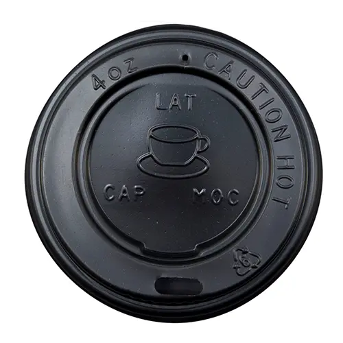 [DD-LID4TW] Lid for Triple Wall 4oz Coffee Cup Black