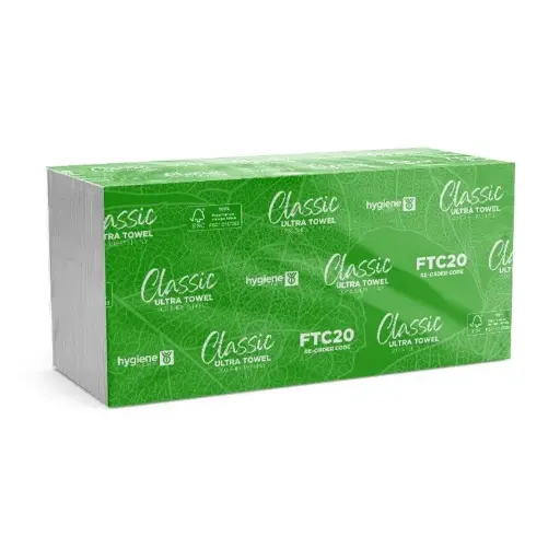 [H-FTC20] Interleaved Classic Ultra Slim Towel
