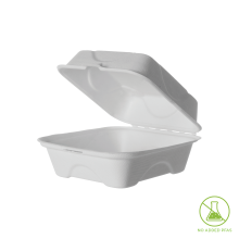 [I-ECOBURGCLAM] Sugarcane Eco Burger Clamshell