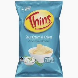 [K-CCATHINS/CC175G] Thins Sour Cream Chives 175g