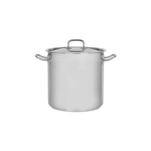 [G-STOCKPOT14.75] Professional Stockpot w/Lid 14.75L S/S 
