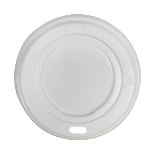 [DD-LID86-HCSLID] Castaway Coffee Lid 86mm 8oz - 16oz White 