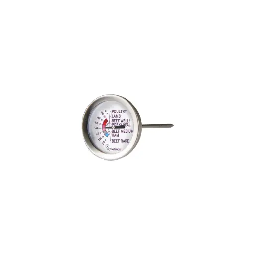 Meat Thermometer 100mm 18/10 50mm Dial  