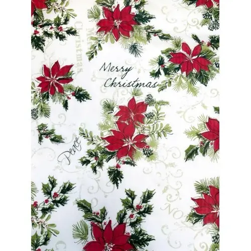 [B-ALP388190] Table Cover Rectangle Xmas