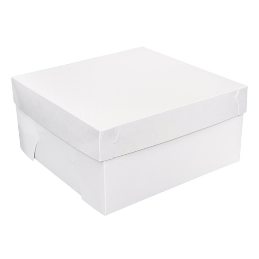 [E-CCW14146] Cake Box White Lined 14" x 14" x 6" 