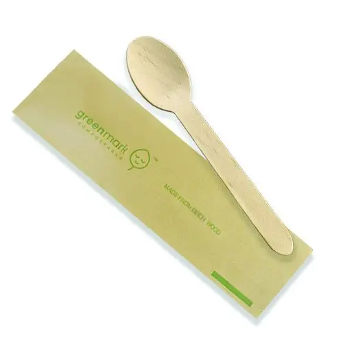 [B-WS160W] Wooden Spoon Individually Wrapped