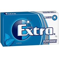 Extra Peppermint Blue Flat 14 Pc Env