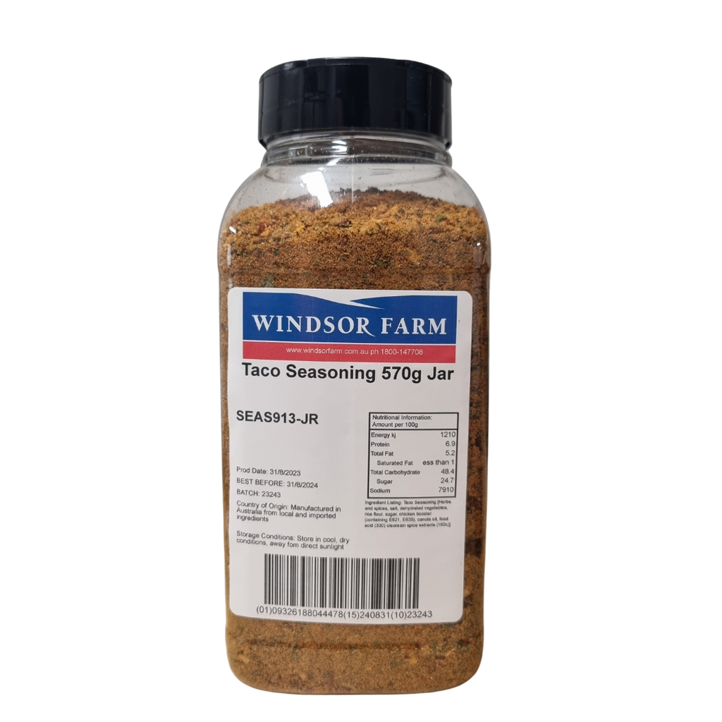 Taco Seasoning Jar 570g