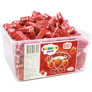 Chunky Strawberry Bricks Tub