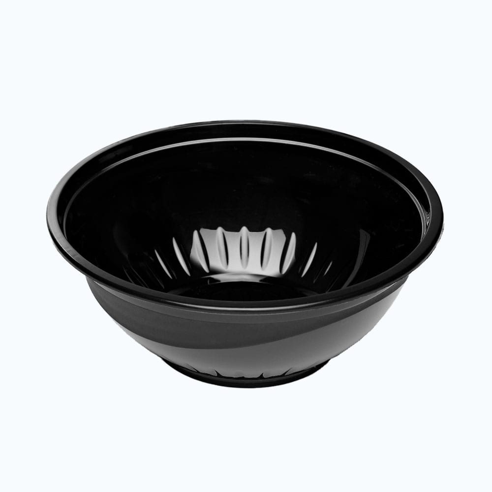 Bonson Takeaway Container Bowl Black 870mL