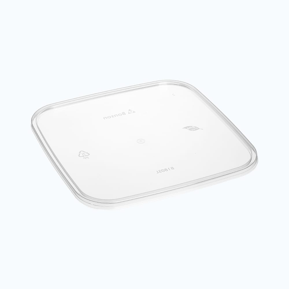 Bonson Square Container Lid Clear