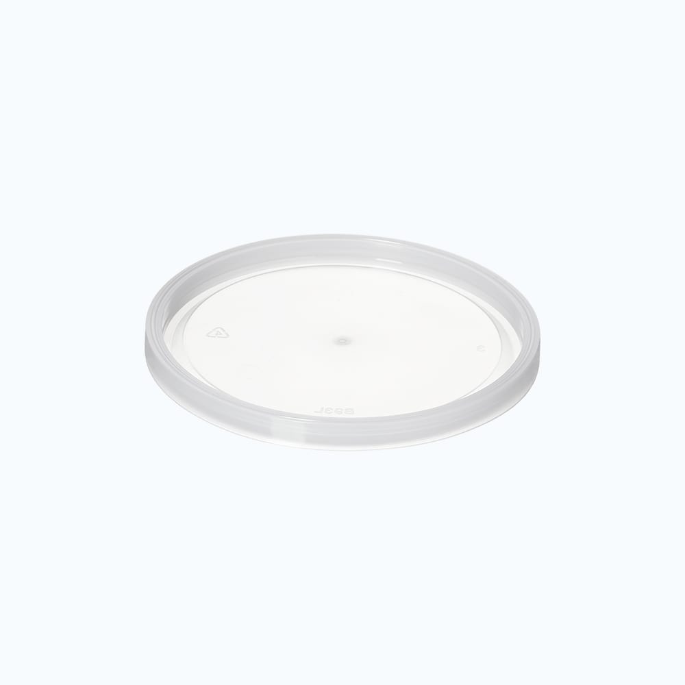 Bonson Tamper Evident Square Container Lid Clear 93mm