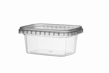 ECO+StaySafe Tamper Proof Rectangle Container + Lid 300ml