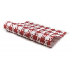 Greaseproof Red Cheack Large