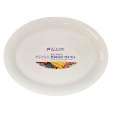 Oval White Platter Medium 