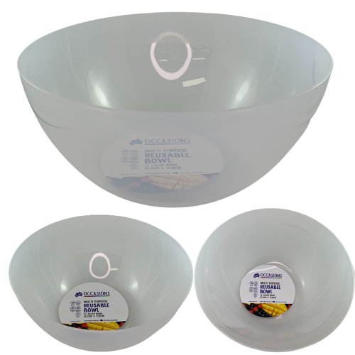 Deep Transparent Round Bowl