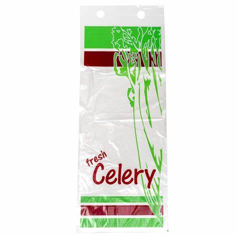 Printed LDPE "Celery" Bag