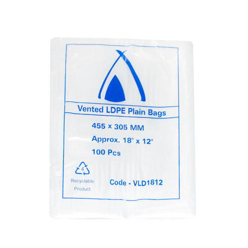 LDPE Vented Bag 10" x 12"