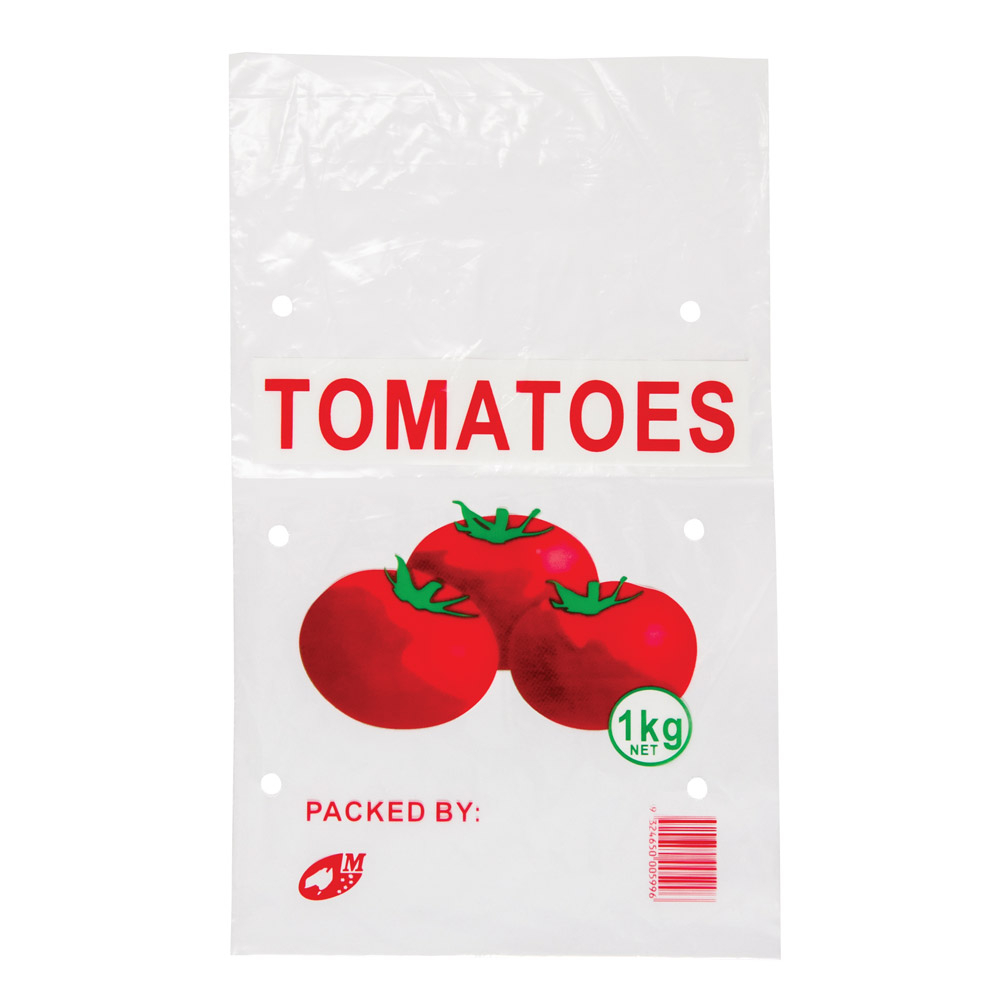 1KG Vented Printed Tomato Bags