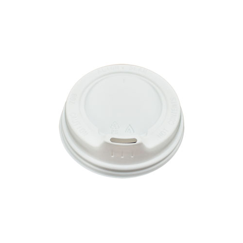 White Sipper Coffee Cup Lid 8oz - 16oz