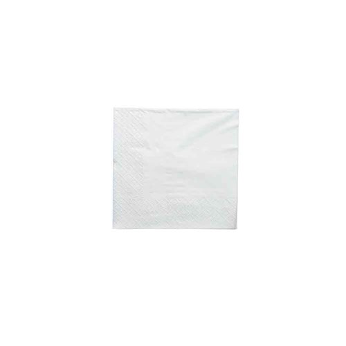 Napkin 1/4 Cocktail 2 Ply - White