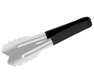 Kitchen Tongs with Black Handle 