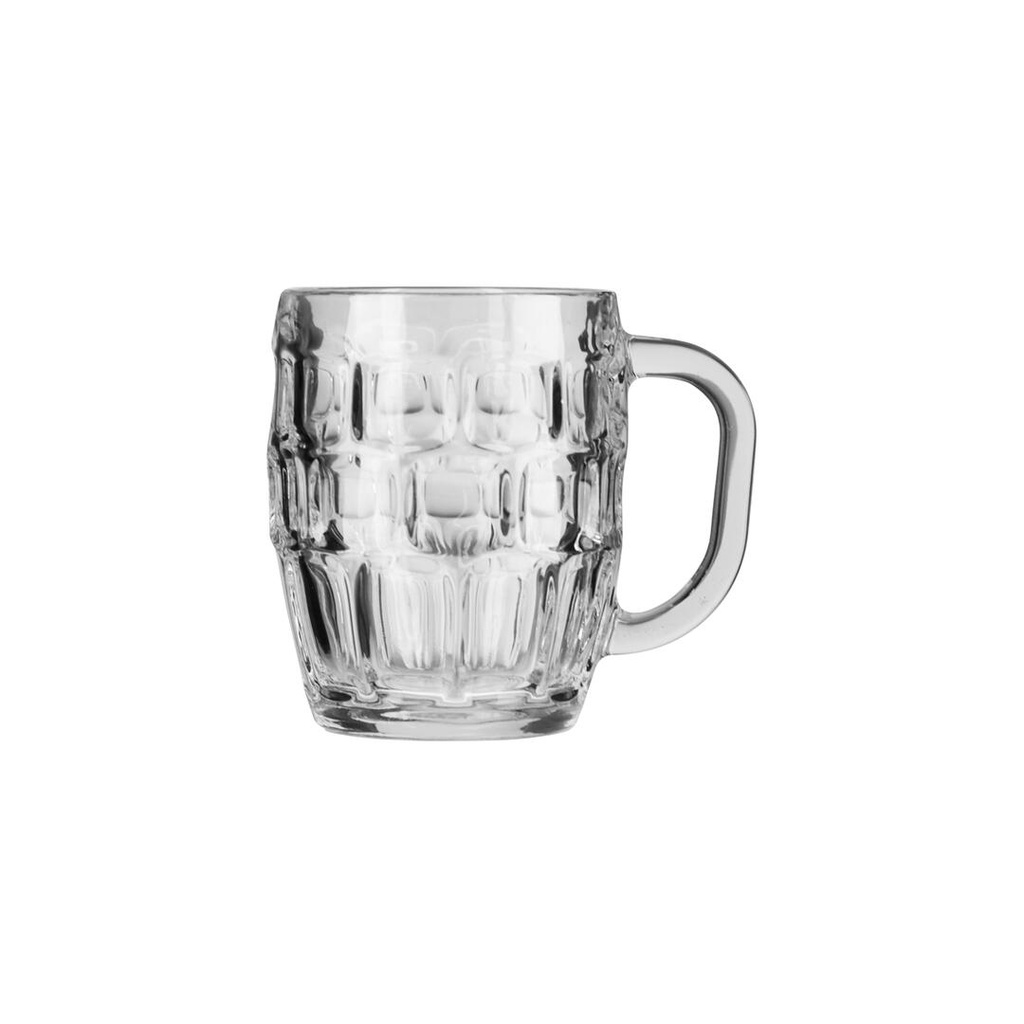 Dimple Glass Mug 285ml