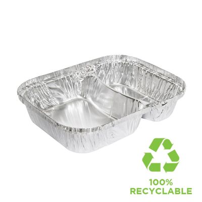 Foil Container No. 519 2 Compartment 