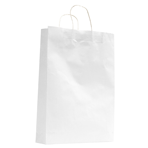 Carry Bag Boutique White Paper Large 