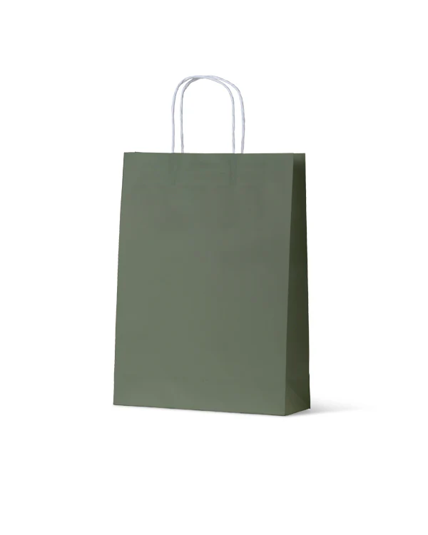 Carry Bag Earth Collection Earth Green Paper Medium