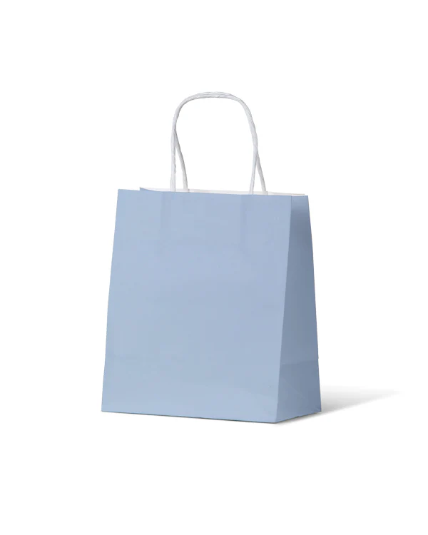 Carry Bag Earth Collection French Blue Paper Small