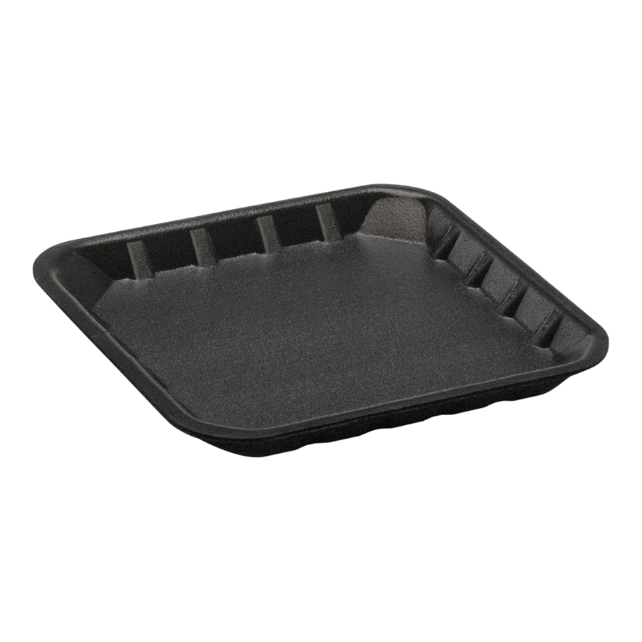 Foam Tray 5" x 5" Shallow Black 