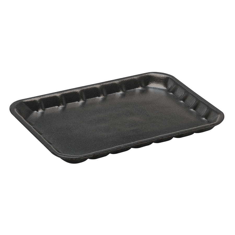 Foam Tray 7" x 5" Shallow Black 