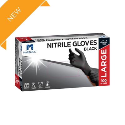 Glove Nitrile Black Large 