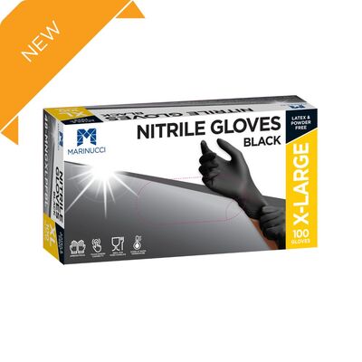 Glove Nitrile Black Extra Large