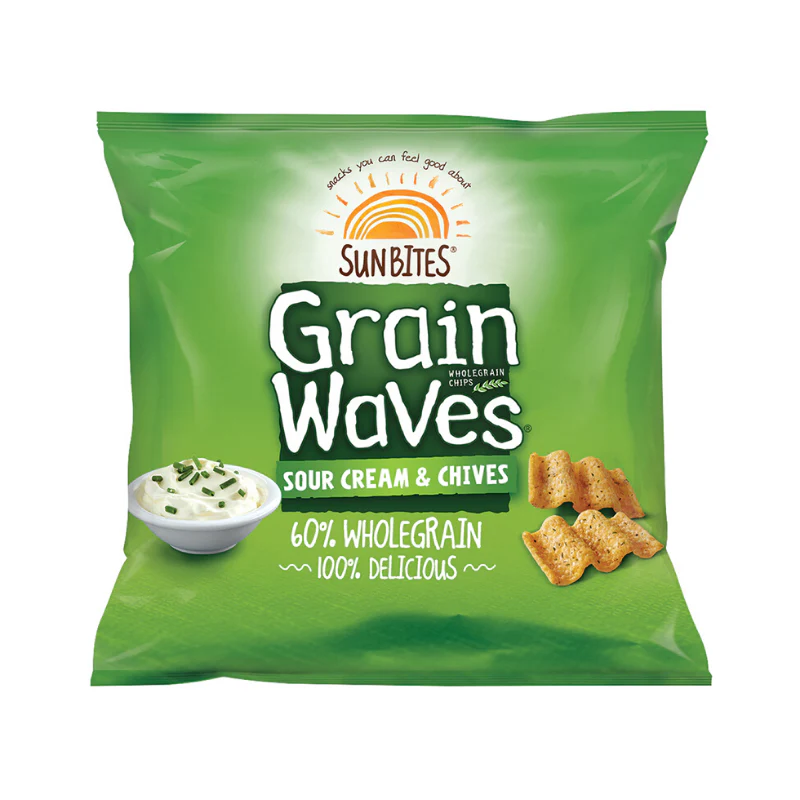 GrainWaves Sour Cream and Chives 28g