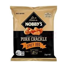 Nobby's Pork Crackle BBQ 25g